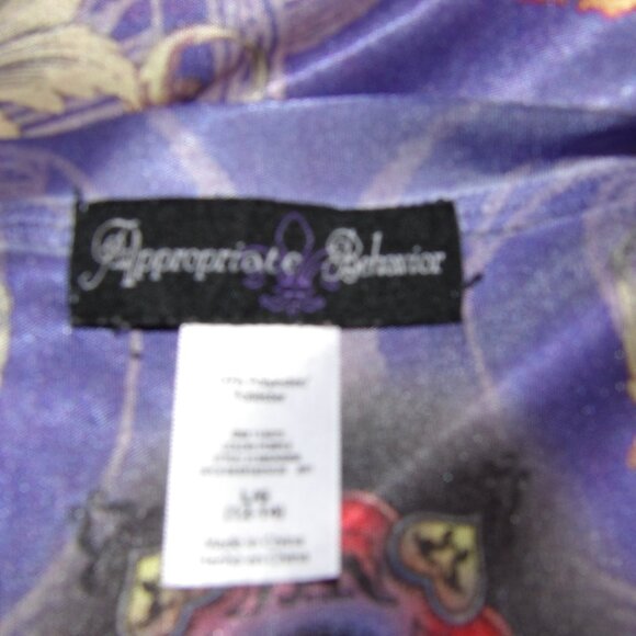 APPROPRIATE BEHAVIOR Woman's Pullover Top Size Large 12-14 - Picture 4 of 4